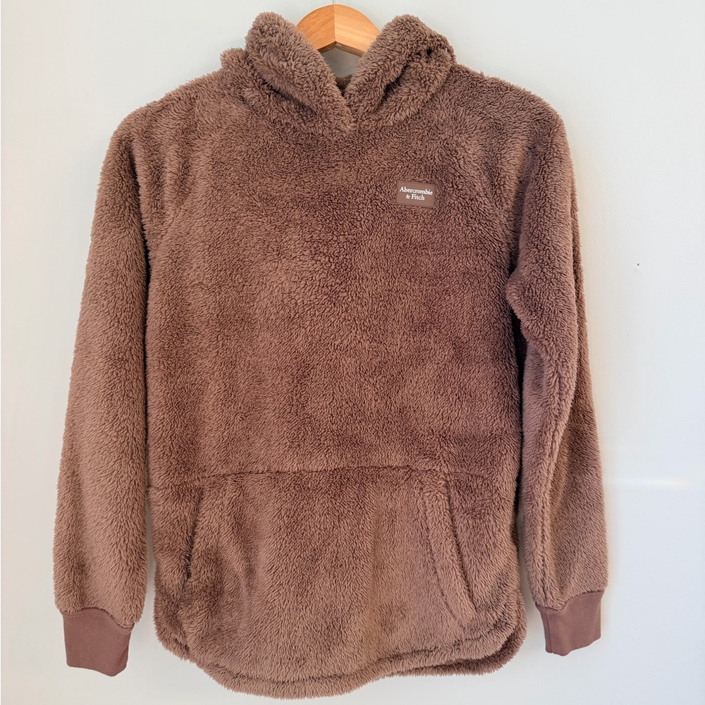 Abercrombie Kids Soft Brown Fleece Jacket